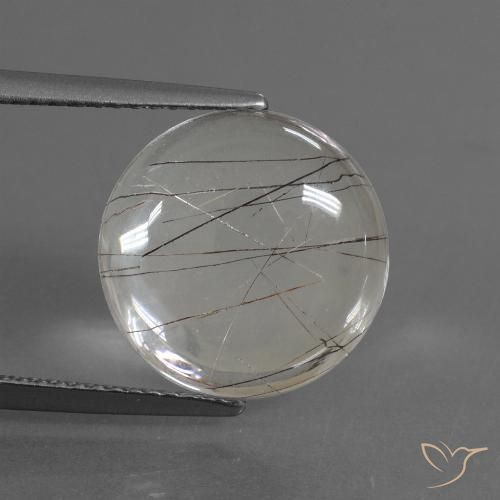 6.17ct Naturel Clair avec cuivre Quartz rutile, Tour, Transparent