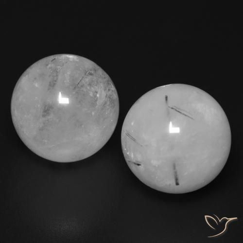 Shop natural 25.19ct Blanc grisâtre Quartz rutile gems, Sphère / Boule, from Inde at GemSelect. In stock, global shipping!