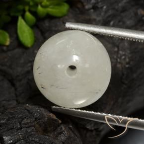 Quartz rutile Clair avec noir naturelle Sphère / Boule, 11.38 ct, Translucide