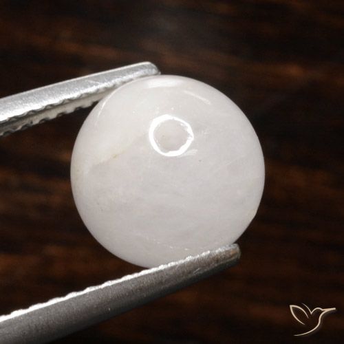 4.05ct Naturel Blanc grisâtre Quartz rutile, Sphère / Boule, Translucide