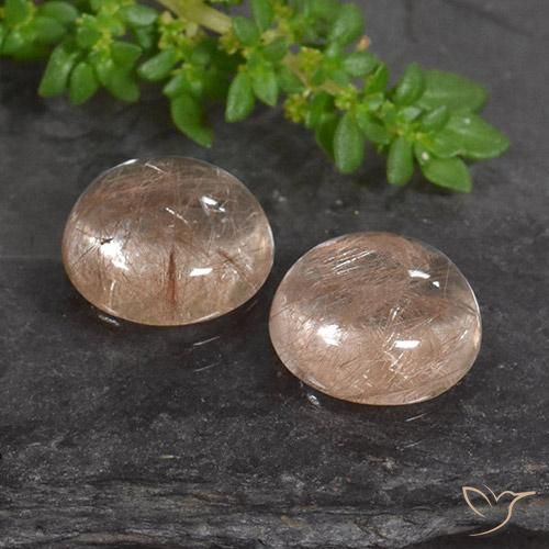 Shop natural 6.52ct Orange rouge foncé Quartz rutile gems, Tour, from Inde at GemSelect. In stock, global shipping!