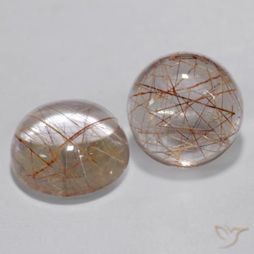 Shop natural 6.43ct Marron chaud Quartz rutile gems, Tour, from Inde at GemSelect. In stock, global shipping!
