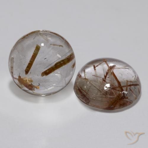 Shop natural 4.77ct Clair avec brun Quartz rutile gems, Tour, from Inde at GemSelect. In stock, global shipping!