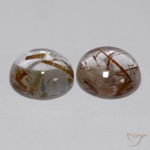 Shop natural 4.77ct Clair avec brun Quartz rutile gems, Tour, from Inde at GemSelect. In stock, global shipping!