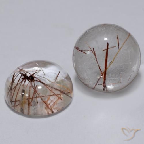 Shop natural 5.29ct Clair avec cuivre Quartz rutile gems, Tour, from Inde at GemSelect. In stock, global shipping!