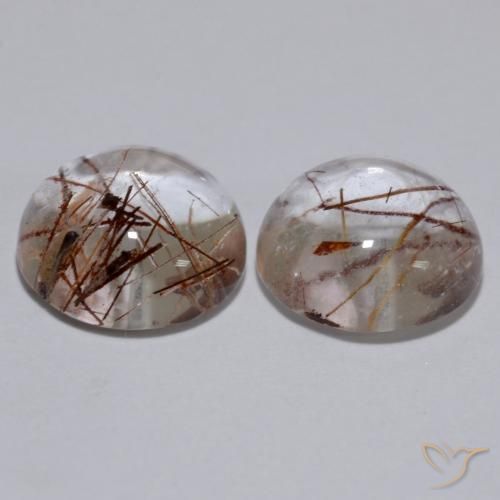 Shop natural 5.29ct Clair avec cuivre Quartz rutile gems, Tour, from Inde at GemSelect. In stock, global shipping!