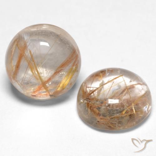 Shop natural 2.96ct Marron très clair Quartz rutile gems, Tour, from Inde at GemSelect. In stock, global shipping!