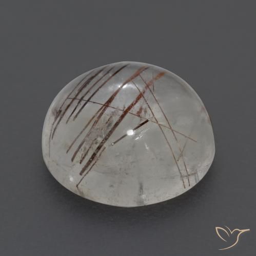 Quartz rutile Clair avec cuivre naturelle Tour, 4.31 ct, Transparent