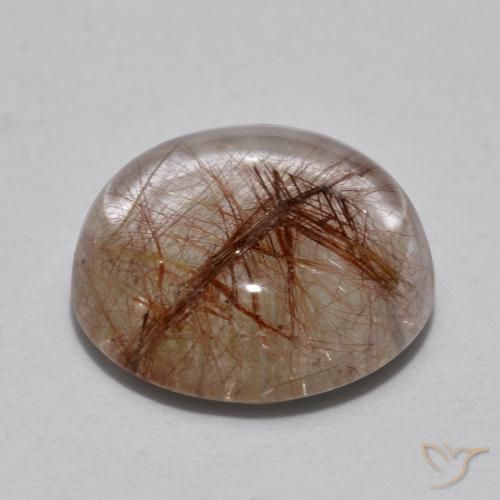 Quartz rutile Clair avec cuivre naturelle Tour, 4.63 ct, Transparent