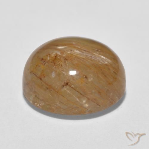 Quartz rutile Marron chaud naturelle Tour, 5.67 ct, Translucide