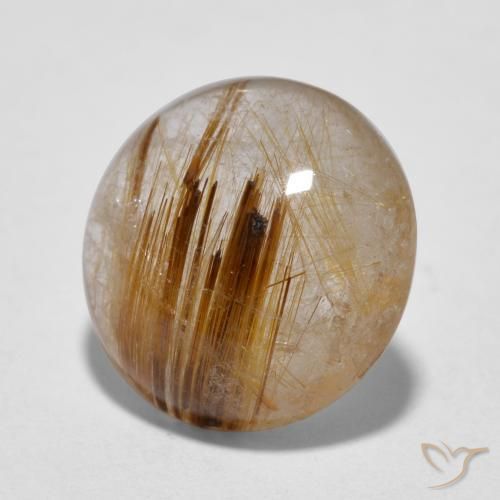 Quartz rutile Marron chaud naturelle Tour, 4.31 ct, Translucide
