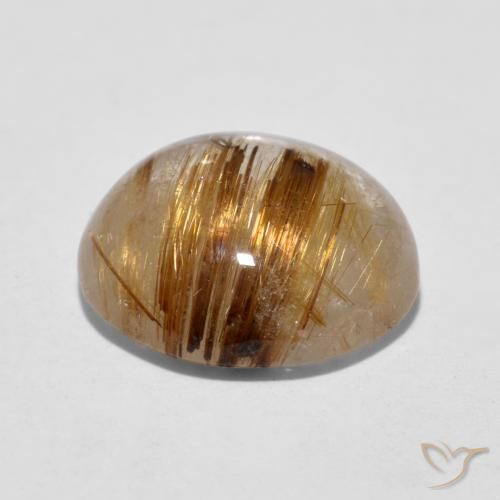 Quartz rutile Marron chaud naturelle Tour, 4.31 ct, Translucide