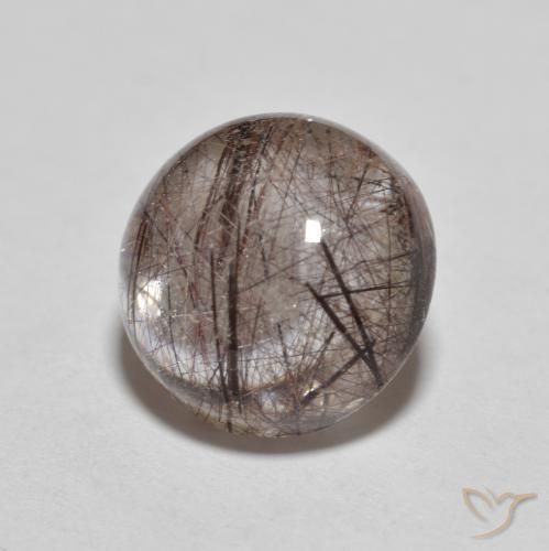 Quartz rutile Brun pâle naturelle Tour, 3.25 ct, Transparent