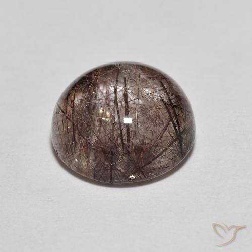 Quartz rutile Brun pâle naturelle Tour, 3.25 ct, Transparent
