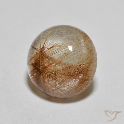 Quartz rutile Marron très clair naturelle Tour, 2.78 ct, Transparent