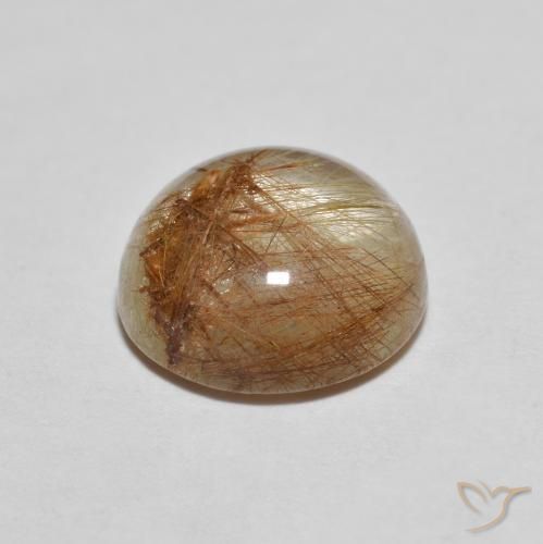 Quartz rutile Marron très clair naturelle Tour, 2.78 ct, Transparent