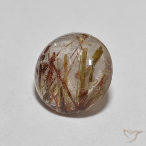 Quartz rutile Marron très clair naturelle Tour, 2.02 ct, Transparent