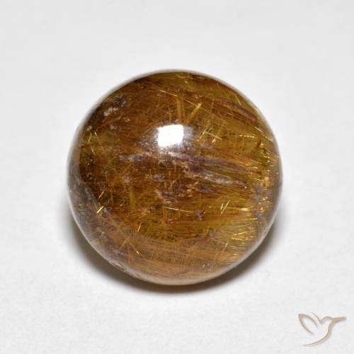 4.60ct Naturel Marron chaud Quartz rutile, Tour, Opaque