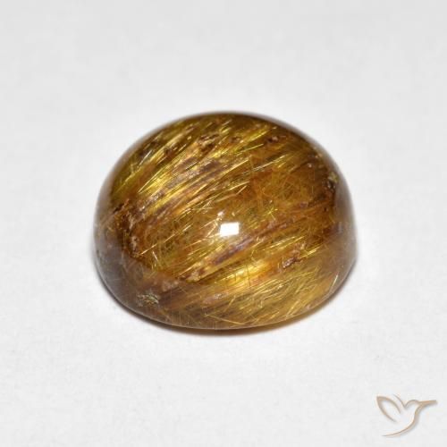 Quartz rutile Marron chaud naturelle Tour, 4.60 ct, Opaque