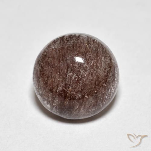 3.27ct Naturel Marron chaud Quartz rutile, Tour, Transparent