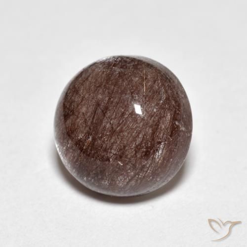 Quartz rutile Marron chaud naturelle Tour, 3.27 ct, Transparent
