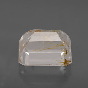 Topaze rutile Doré naturelle Transparent, 4.79 ct, Transparent / Translucide