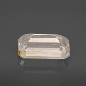 Topaze rutilée jaune naturelle transparent, 4,64 ct, transparent / translucide