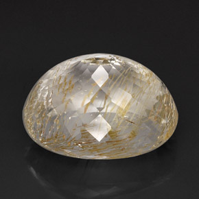 Topaze rutile Doré naturelle Transparent, 85.73 ct, Transparent / Translucide