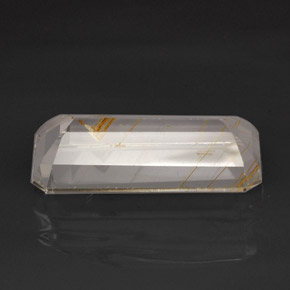 Topaze rutile Doré naturelle Transparent, 38.99 ct, Transparent / Translucide