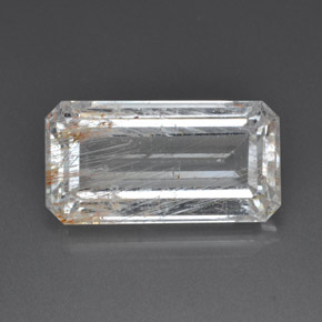 Topaze rutilée jaune naturelle transparent, 39,04 ct, transparent / translucide