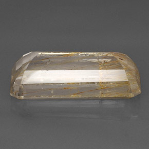Topaze rutilée jaune naturelle transparent, 33,45 ct, transparent / translucide