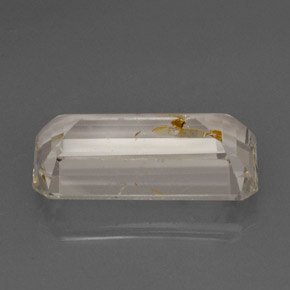 Topaze rutilée jaune naturelle transparent, 22,78 ct, transparent / translucide