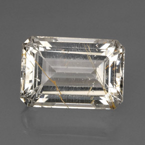 Topaze rutile Doré naturelle Transparent, 26.62 ct, Transparent / Translucide