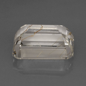Topaze rutile Doré naturelle Transparent, 26.62 ct, Transparent / Translucide