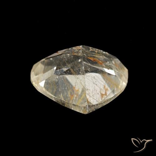 Topaze rutile Marron doré très clair naturelle En forme de poire, 1.95 ct, Transparent