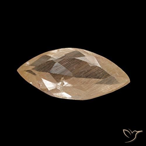 Topaze rutile Marron chaud naturelle Marquise, 1.98 ct, Transparent