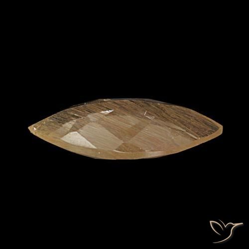 Topaze rutile Marron chaud naturelle Marquise, 1.98 ct, Transparent