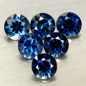 Achetez naturel ct bleue saphir gems, coupe roude, en provenance madagascar chez gemselect. en stock, livraison internationale!
