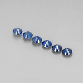 Achetez naturel ct bleue saphir gems, coupe roude, en provenance madagascar chez gemselect. en stock, livraison internationale!
