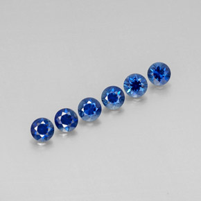 Achetez naturel ct bleue saphir gems, coupe roude, en provenance madagascar chez gemselect. en stock, livraison internationale!