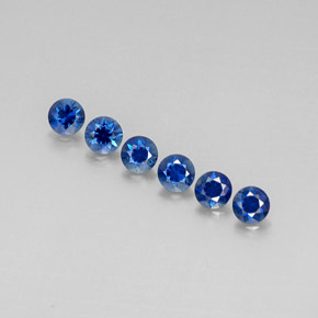 Achetez naturel ct bleue saphir gems, coupe roude, en provenance madagascar chez gemselect. en stock, livraison internationale!
