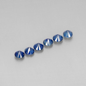 Achetez naturel ct bleue saphir gems, coupe roude, en provenance madagascar chez gemselect. en stock, livraison internationale!