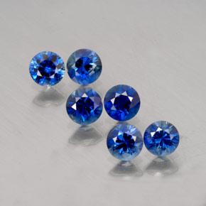 Achetez naturel ct bleue saphir gems, coupe roude, en provenance madagascar chez gemselect. en stock, livraison internationale!