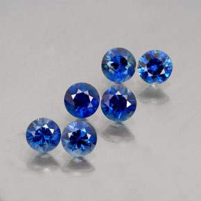 Achetez naturel ct bleue saphir gems, coupe roude, en provenance madagascar chez gemselect. en stock, livraison internationale!