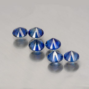 Achetez naturel ct bleue saphir gems, coupe roude, en provenance madagascar chez gemselect. en stock, livraison internationale!