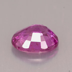 Saphir rose naturelle coupe ovale, 2,02 ct, VS-SI