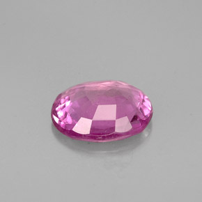 Saphir violet naturelle coupe ovale, 1,40 ct, VS-SI