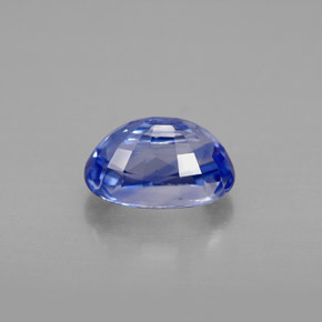 Saphir bleue naturelle coupe ovale, 2,42 ct, VVS-VS