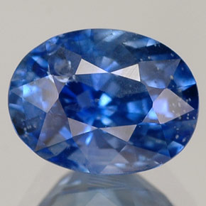 Saphir bleue naturelle coupe ovale, 1,78 ct, VS-SI