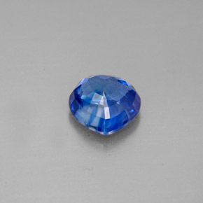 Saphir bleue naturelle en forme de poire, 1,14 ct, VS